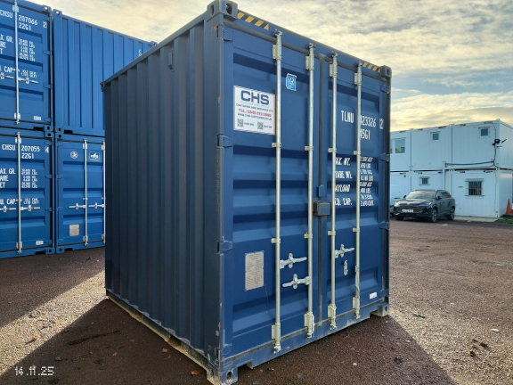 A 9 x 8ft High-Cube Container in New (One-Trip) condition, located in Glasgow
