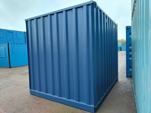 A 10 x 8ft Single-Door Container in New (One-Trip) condition, located in Glasgow