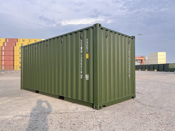 A 20 x 8ft Standard Container in New (One-Trip) condition, located in Glasgow