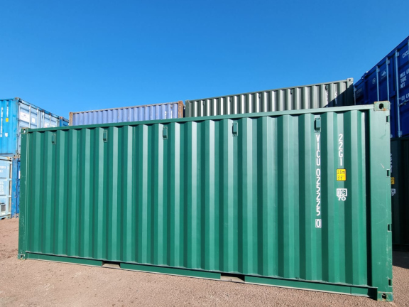 A 20 x 8ft Standard Container in New (One-Trip) condition, located in Glasgow