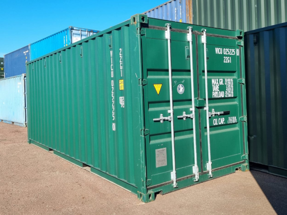 A 20 x 8ft Standard Container in New (One-Trip) condition, located in Glasgow