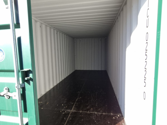 A 20 x 8ft Standard Container in New (One-Trip) condition, located in Glasgow