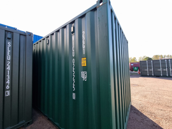 A 20 x 8ft Standard Container in New (One-Trip) condition, located in Glasgow
