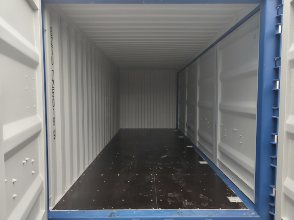 A 20 x 8ft Side Opening Container in New (One-Trip) condition, located in Glasgow (Blochairn)