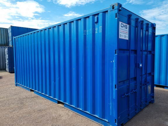 A 20 x 8ft Standard Container in Ex-Hire Fleet condition, located in Glasgow (Blochairn)