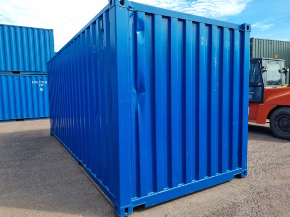 A 20 x 8ft Standard Container in Ex-Hire Fleet condition, located in Glasgow (Blochairn)