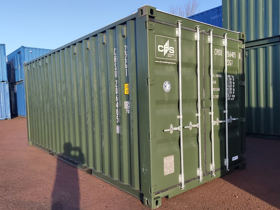 A 20 x 8ft Standard Container in New (One-Trip) condition, located in Glasgow (Blochairn)