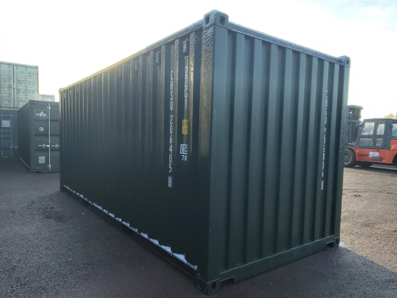 A 20 x 8ft Standard Container in New (One-Trip) condition, located in Glasgow (Blochairn)