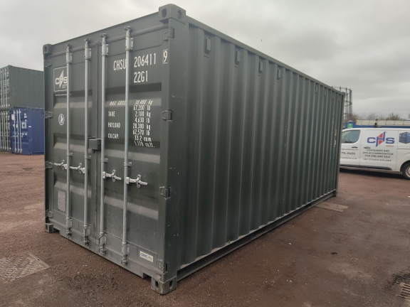 A 20 x 8ft Standard Container in New (One-Trip) condition, located in Glasgow (Blochairn)