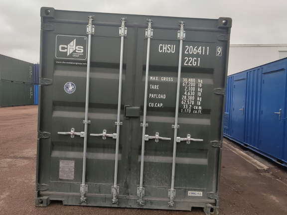 A 20 x 8ft Standard Container in New (One-Trip) condition, located in Glasgow (Blochairn)