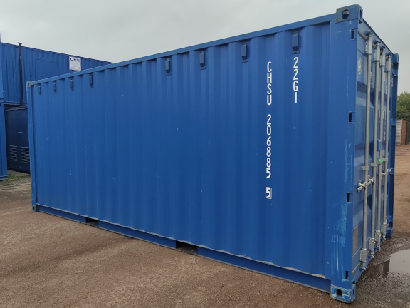 A 20 x 8ft Standard Container in New (One-Trip) condition, located in Glasgow (Blochairn)