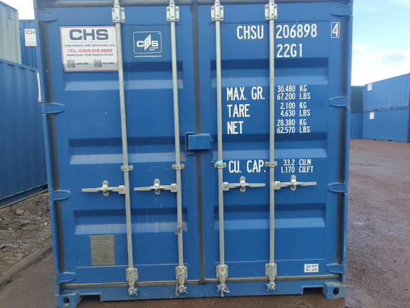 A 20 x 8ft Standard Container in New (One-Trip) condition, located in Glasgow (Blochairn)