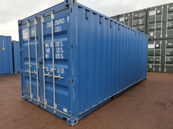 A 20 x 8ft Standard Container in New (One-Trip) condition, located in Glasgow (Blochairn)