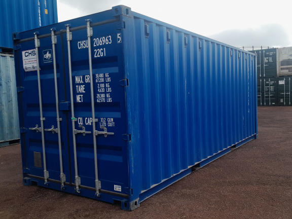 A 20 x 8ft Standard Container in New (One-Trip) condition, located in Glasgow (Blochairn)