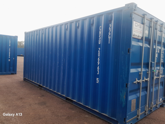 A 20 x 8ft Standard Container in New (One-Trip) condition, located in Glasgow (Blochairn)