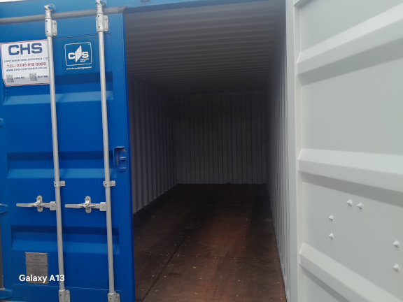 A 20 x 8ft Standard Container in New (One-Trip) condition, located in Glasgow (Blochairn)