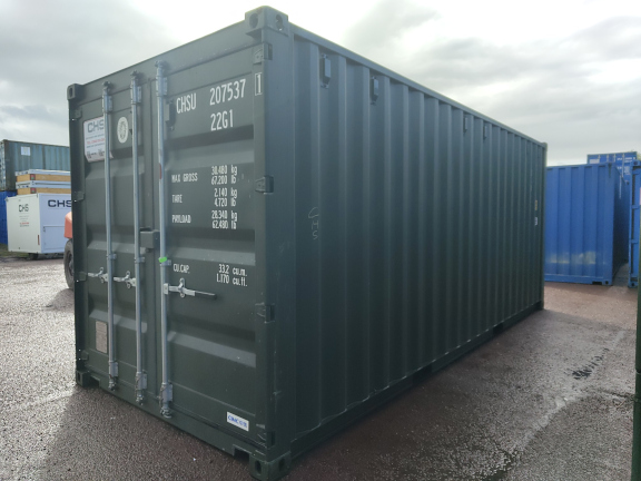 A 20 x 8ft Standard Container in New (One-Trip) condition, located in Glasgow (Blochairn)