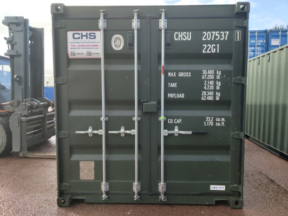 A 20 x 8ft Standard Container in New (One-Trip) condition, located in Glasgow (Blochairn)