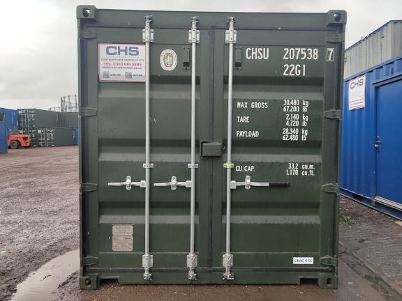 A 20 x 8ft Standard Container in New (One-Trip) condition, located in Glasgow (Blochairn)