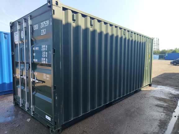 A 20 x 8ft Standard Container in New (One-Trip) condition, located in Glasgow