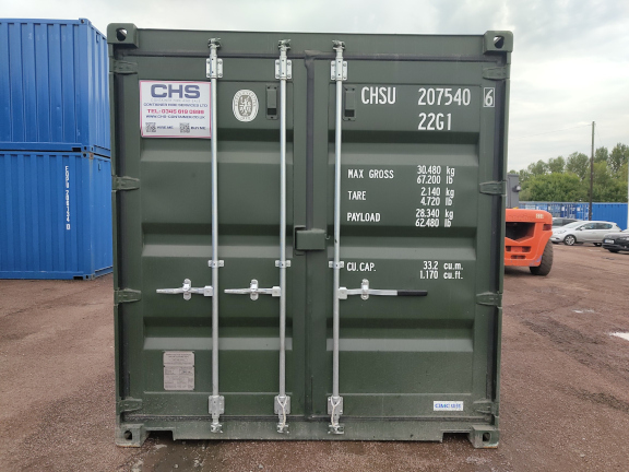 A 20 x 8ft Standard Container in New (One-Trip) condition, located in Glasgow (Blochairn)