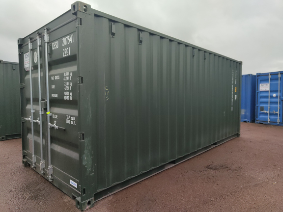 A 20 x 8ft Standard Container in New (One-Trip) condition, located in Glasgow (Blochairn)