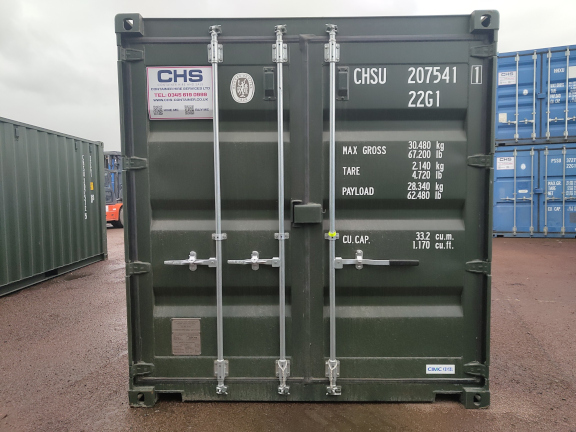 A 20 x 8ft Standard Container in New (One-Trip) condition, located in Glasgow (Blochairn)