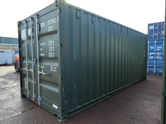 A 20 x 8ft Standard Container in New (One-Trip) condition, located in Glasgow (Blochairn)