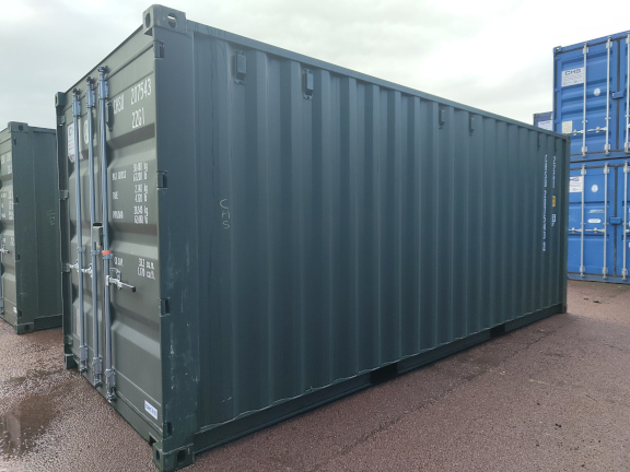 A 20 x 8ft Standard Container in New (One-Trip) condition, located in Glasgow (Blochairn)