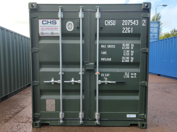 A 20 x 8ft Standard Container in New (One-Trip) condition, located in Glasgow (Blochairn)