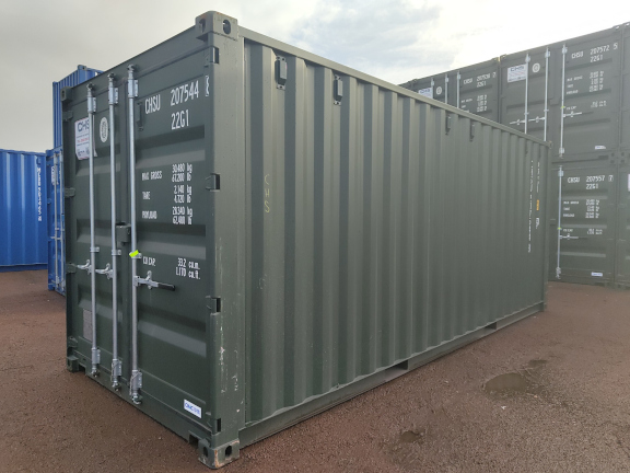 A 20 x 8ft Standard Container in New (One-Trip) condition, located in Glasgow (Blochairn)