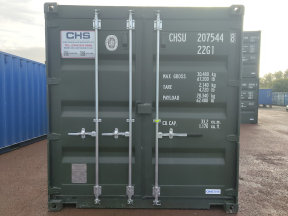 A 20 x 8ft Standard Container in New (One-Trip) condition, located in Glasgow (Blochairn)