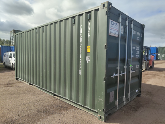 A 20 x 8ft Standard Container in New (One-Trip) condition, located in Glasgow (Blochairn)