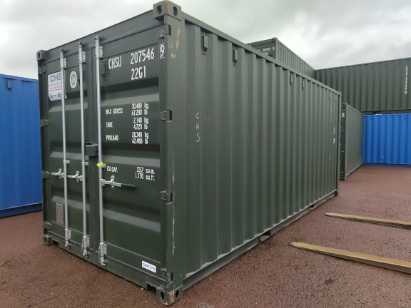 A 20 x 8ft Standard Container in New (One-Trip) condition, located in Glasgow (Blochairn)
