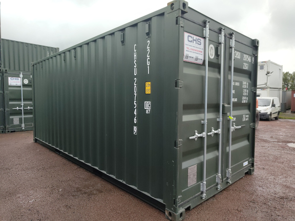 A 20 x 8ft Standard Container in New (One-Trip) condition, located in Glasgow (Blochairn)
