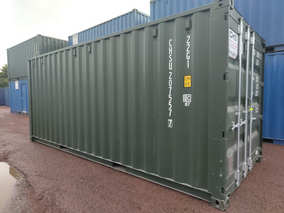 A 20 x 8ft Standard Container in New (One-Trip) condition, located in Glasgow (Blochairn)