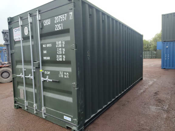 A 20 x 8ft Standard Container in New (One-Trip) condition, located in Glasgow (Blochairn)