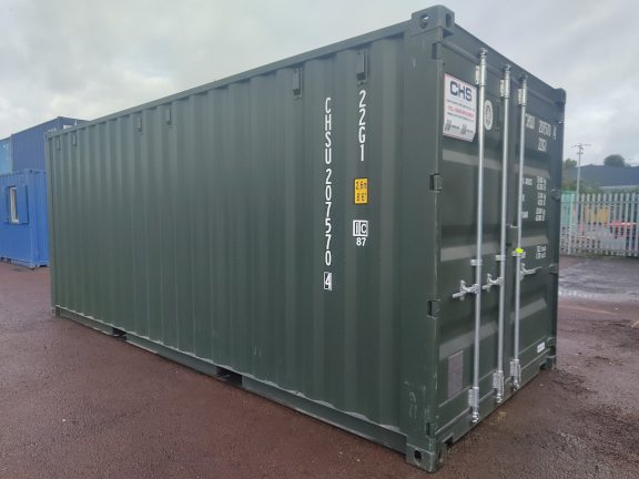 A 20 x 8ft Standard Container in New (One-Trip) condition, located in Glasgow (Blochairn)
