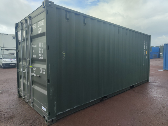 A 20 x 8ft Standard Container in New (One-Trip) condition, located in Glasgow (Blochairn)