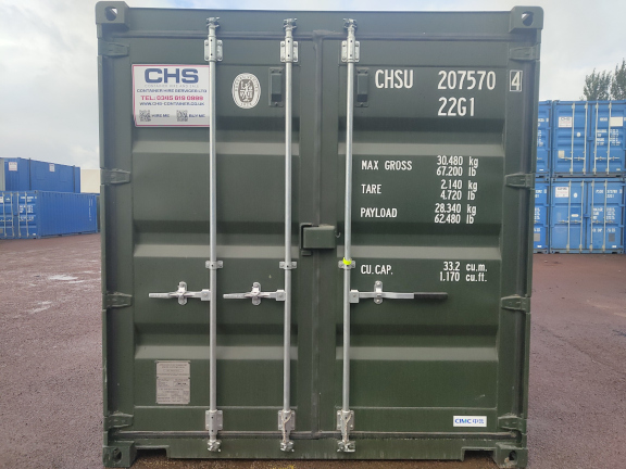 A 20 x 8ft Standard Container in New (One-Trip) condition, located in Glasgow (Blochairn)