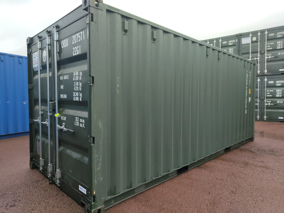 A 20 x 8ft Standard Container in New (One-Trip) condition, located in Glasgow (Blochairn)