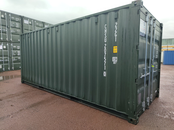 A 20 x 8ft Standard Container in New (One-Trip) condition, located in Glasgow (Blochairn)