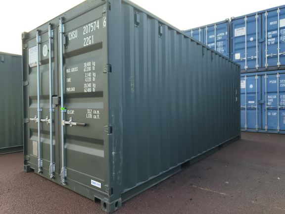 A 20 x 8ft Standard Container in New (One-Trip) condition, located in Glasgow (Blochairn)