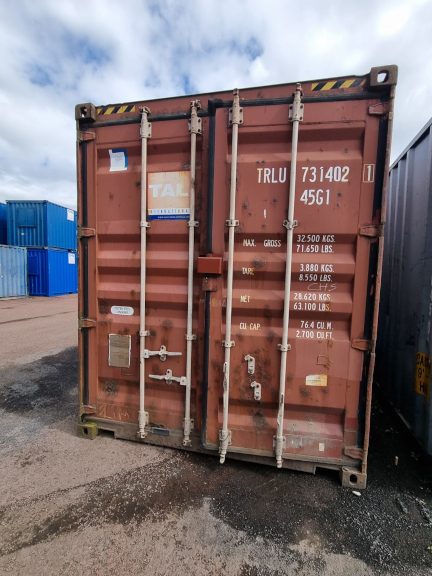 A 10 x 8ft High-Cube Container in Ex-Hire Fleet condition, located in Glasgow (Blochairn)