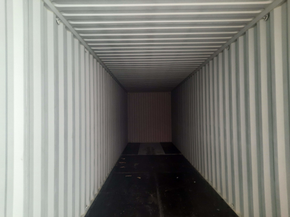 A 40 x 8ft High-Cube Container in Nearly-New (2024-Build) condition, located in Glasgow (Coatbridge)