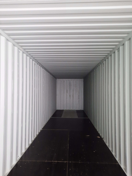A 40 x 8ft High-Cube Container in New (One-Trip) condition, located in Glasgow (Coatbridge)