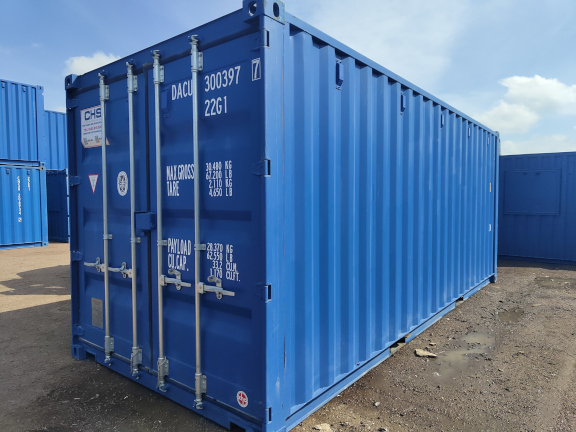 A 20 x 8ft Standard Container in New (One-Trip) condition, located in Glasgow (Blochairn)