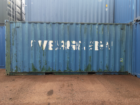 A 20 x 8ft Standard Container in As-Is condition, located in Glasgow