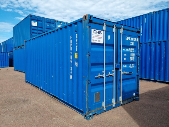 A 20 x 8ft Standard Container in Ex-Hire Fleet condition, located in Glasgow (Blochairn)