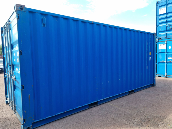 A 20 x 8ft Standard Container in Ex-Hire Fleet condition, located in Glasgow (Blochairn)